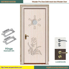 Porte en bois d&#39;entrée porte en bois pure porte en bois simple